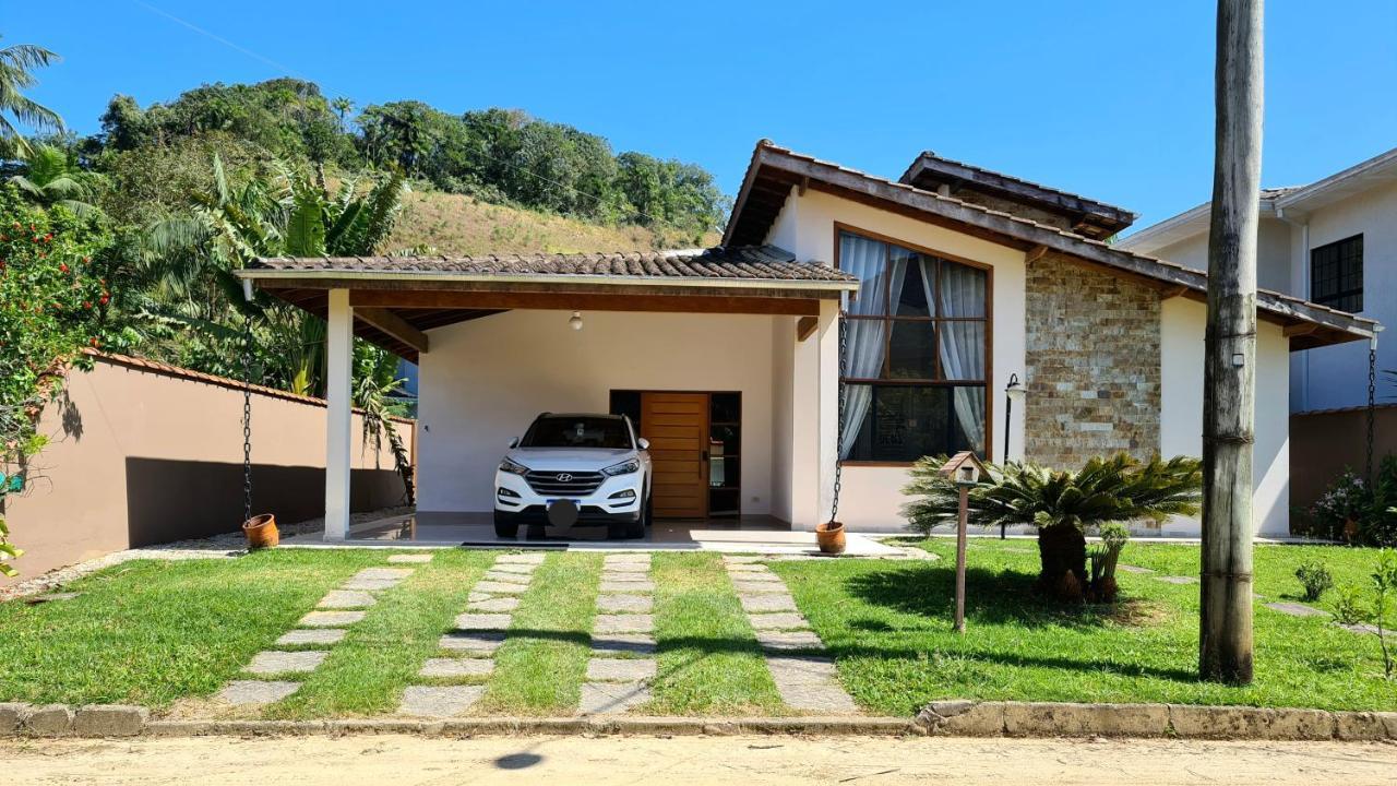 Linda Casa Em Ubatuba Condominio Fechado Buitenkant foto